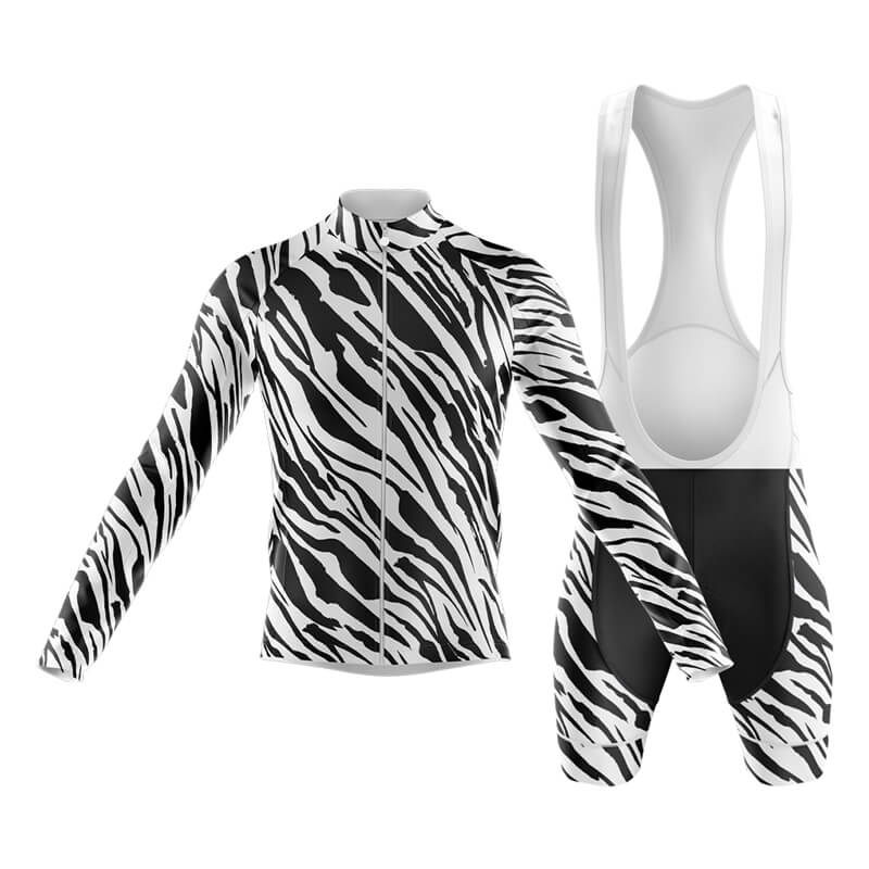 Mens Cycling Jersey - Zebra –