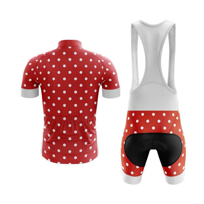 Polka shops dot cycling jersey