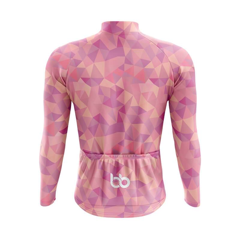 Polygonal Cherry Blossom Jerseys - POLYESTER, Breathable, Dries Quickly - Bicyclebooth