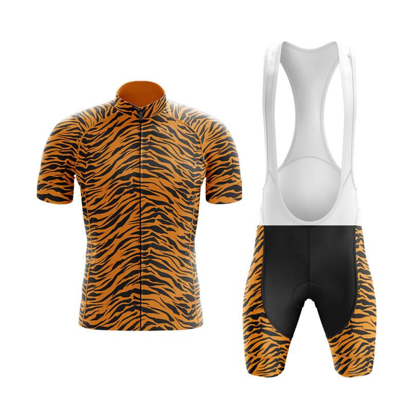 Tiger Long Sleeve Cycling Jersey for Men