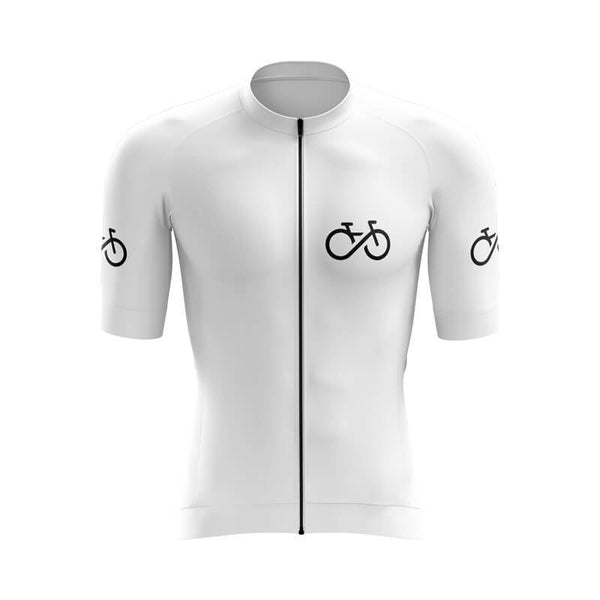 Bike Forever 1.0 Club Jerseys (White) Short Sleeve / 3XL / Male