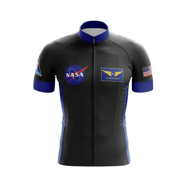 Nasa Commander (Black) Club Jerseys - POLYESTER, Breathable, Dries Quickly - Bicyclebooth