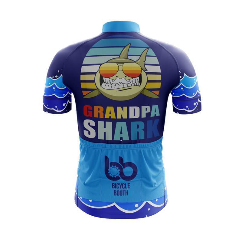 Shark Cycling Jersey Short Sleeve Top Cycle Clothing MTB Road Bike
