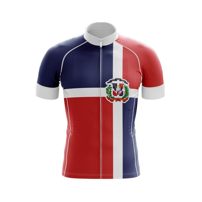 Dominican Republic Club Jersey V2 - POLYESTER, Breathable, Dries Quickly - Bicyclebooth