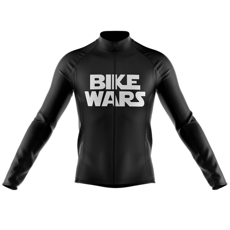 Bicycle Booth Long Sleeve Jerseys XXS / Male / Black Bike Wars Long Sleeve Jersey